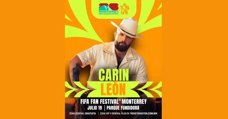 carín león cerrará el fan fest monterrey con un concierto gratuito