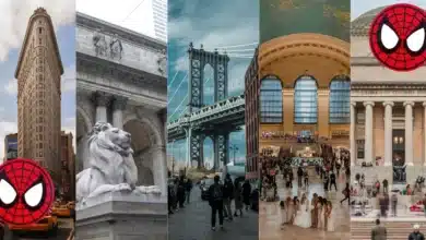 De las viñetas a la realidad seis lugares icónicos de Spider-Man que puedes visitar (Fotos por Architectural Digest, Wikipedia, Pixabay, La5thconbleeckerst y Universidades Privadas)