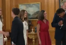 el rey felipe vi recibe a la selección española en el palacio de la zarzuela