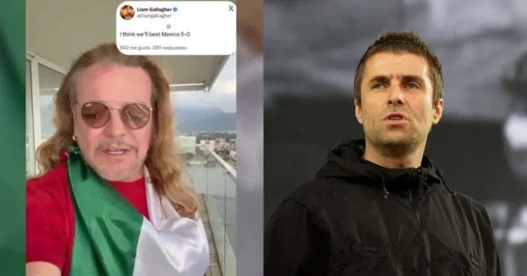 México vs Inglaterra: Fher de Maná le responde a Liam Gallagher de Oasis (Fotos de internet)