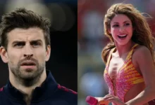 Captan la reacción de Piqué al ver actuar a Shakira en la final del Mundial (Fotos de internet)