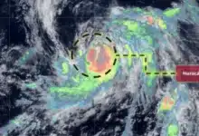 ¿Cuándo tocará tierra huracán Fausto categoría 1? (Imagen de Conagua)