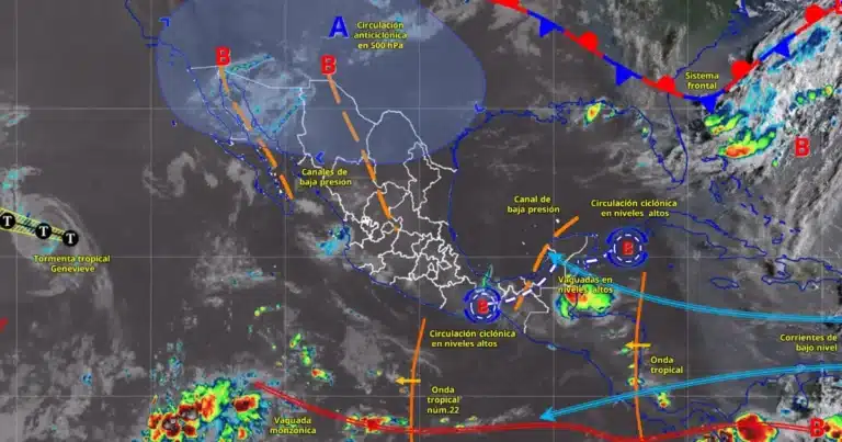 lluvias fuertes y calor extremo seguirán afectando gran parte de méxico