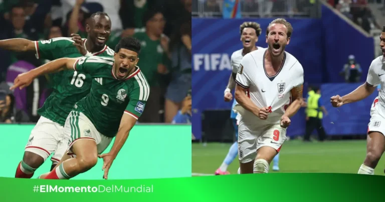 México vs Inglaterra, historial que favorece a los europeos
