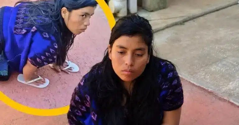 chiapaneca con discapacidad busca apoyo para salir adelante junto a su padre