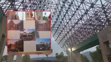 Avanza construcción del Parque Bonampak en Tuxtla; obra estatal prevé concluir a finales de año (Foto de Nayeli Mijangos)
