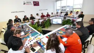 Continúan trabajos para sofocar incendio en basurero municipal de Comitán