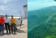 sobrevuelan la reserva el ocote para evaluar incendio forestal