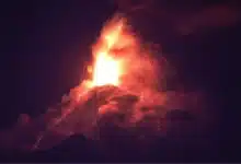 Erupción del volcán de Fuego (Foto de internet)