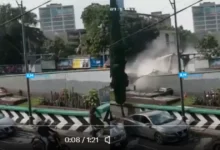 Viaducto Miguel Alemán: edificio colapsa en Escandón, video (Fotos de redes sociales)