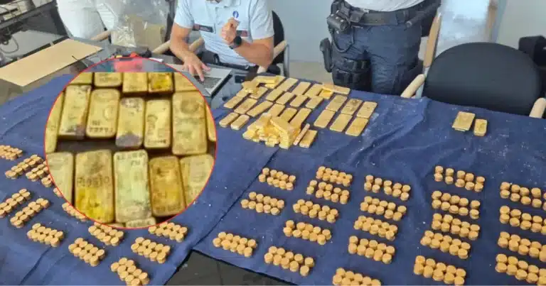 Albañiles encuentran lingotes de oro valuado en 9 millones de euros (Foto de internet)