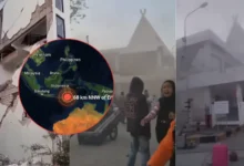 Terremoto de 7.7 en Indonesia activa alerta por tsunami (Fotos de redes sociales)