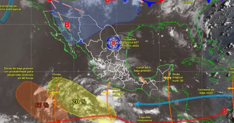 Pronóstico del clima (Imagen de Conagua)