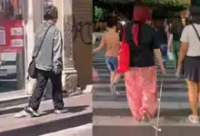 Pasean plátanos como mascotas en calles de Morelia
