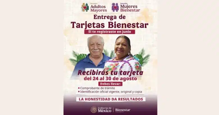 pensión mujeres bienestar consulta con curp cuándo recoger tu tarjeta