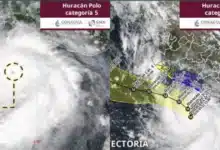 ¿Afectará el huracán Polo categoría 5 a Chiapas? (Imágenes de Conagua)