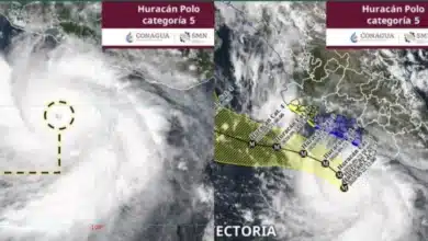 ¿Afectará el huracán Polo categoría 5 a Chiapas? (Imágenes de Conagua)