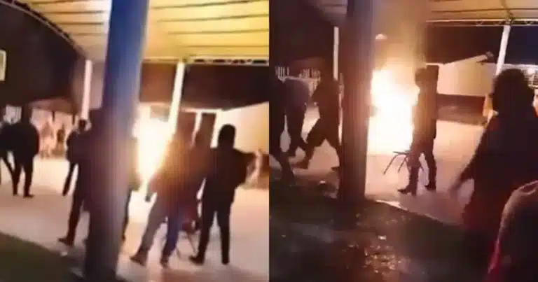 Linchamiento en Ocosingo deja dos muertos, alegan brujería (Foto de redes sociales)