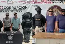 57 personas detenidas en Chiapas (Foto de cortesía)