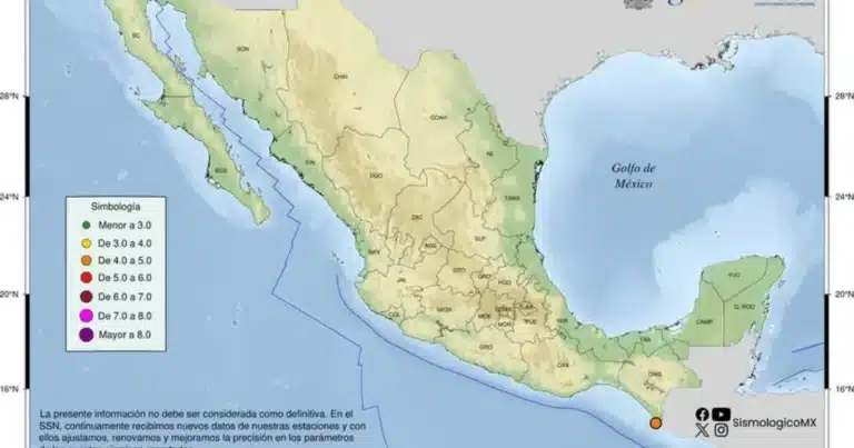 más de 2 mil 700 réplicas en chiapas, tras el sismo de 7.4