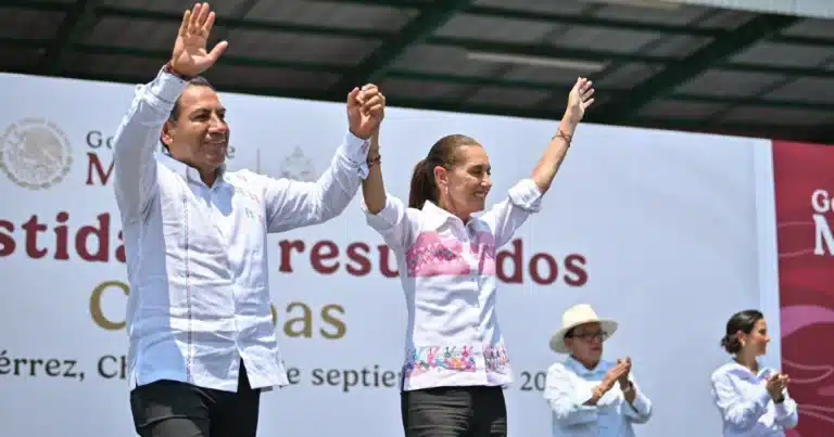 reciben con brazos abiertos a sheinbaum