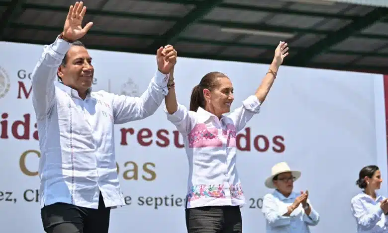 reciben con brazos abiertos a sheinbaum