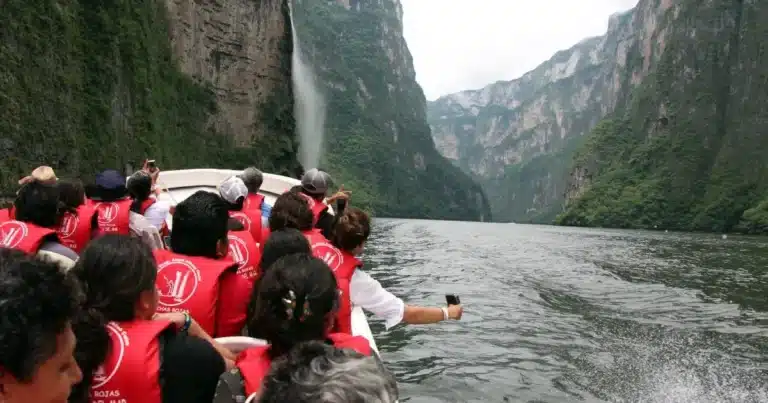 Turismo en el Cañón del Sumidero aumenta 20% durante temporada de verano