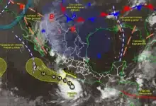 Pronóstico del clima: huracán Polo se intensifica ocasionando fuertes lluvias (Imagen de Conagua)