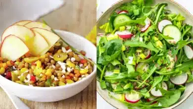 Ensaladas fáciles que ayudan a controlar los niveles de colesterol (Fotos de internet)