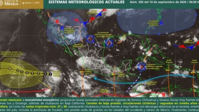 pronóstico del clima en méxico lluvias intensas y temperaturas superiores a 45 °c