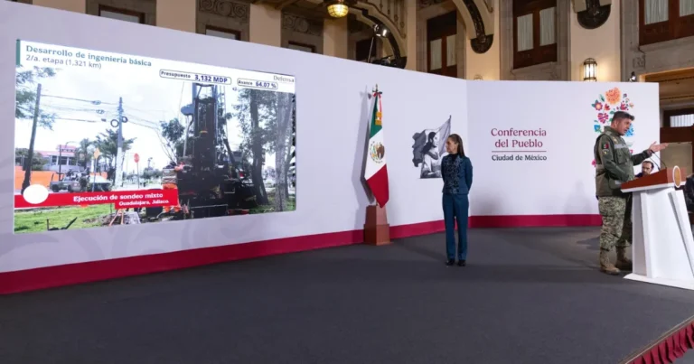 sheinbaum proyecta 2 mil 400 km de trenes en el sexenio