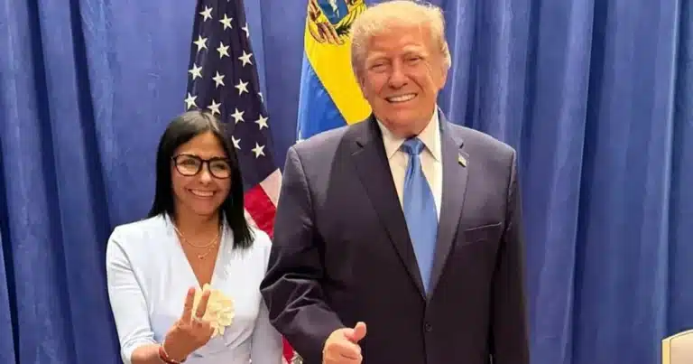 trump y delcy rodríguez hablan sobre reestructuración de la deuda venezolana