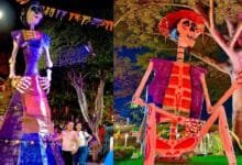 Berriozábal engalana a visitantes con decoración de su parque