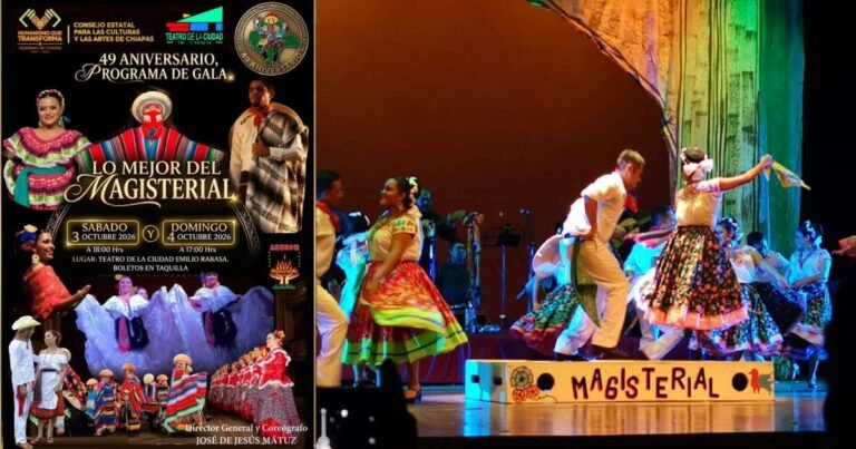 el conjunto folklórica magisterial celebra 49 años de trayectoria artística