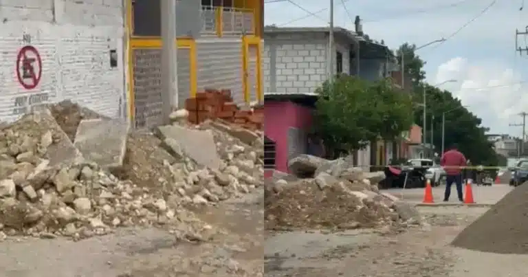 Obra inconclusa en Calzada al Sumidero (Foto de internet)