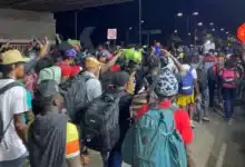 nueva caravana migrante se prepara para partir desde tapachula hacia el norte del país