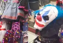 Comerciantes listos para la temporada de disfraces por Día de Muertos