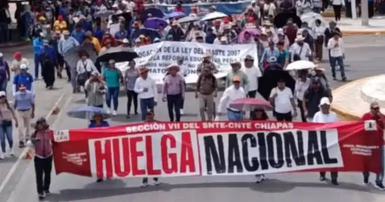 Bloqueos de la CNTE en Chiapas: estos puntos cerrarán el viernes 16 de octubre