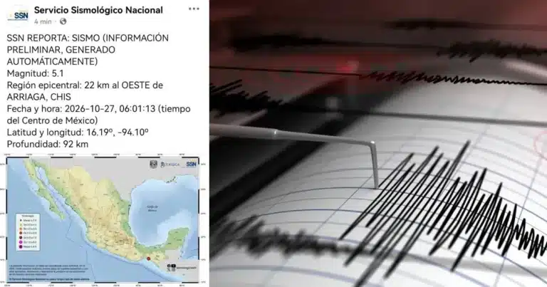 sismo de magnitud 5.1 despierta a chiapas