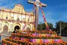 turistas celebran día de muertos en san cristóbal de las casas