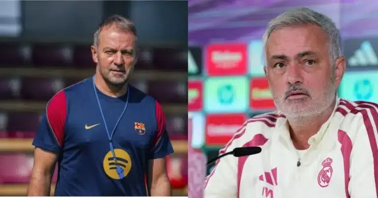 Barcelona vs Real Madrid: Hansi Flick no cae en guerra de declaraciones con Mourinho