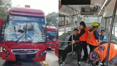 choque de metrobús deja 27 lesionados en iztacalco