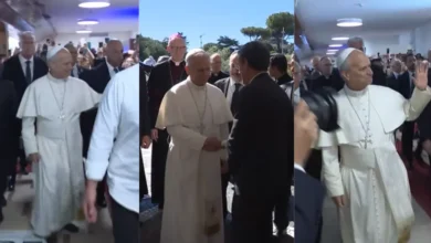 Papa León XIV llega al Hospital Gemelli para operación de nódulo pulmonar (Fotos de internet)
