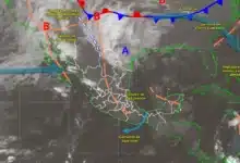 Pronóstico del clima: llegada del nuevo frente frío núm. 4 (Imagen de Conagua)