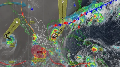 pronóstico del clima lluvias intensas en chiapas, oaxaca y yucatán